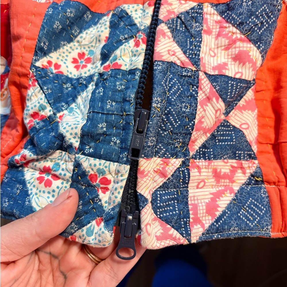 Patchwork Quilted Jacket - Multicolor - image 5